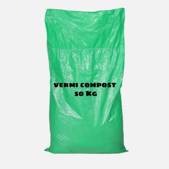 Vermicompost 50kg - High Nutrition for Home Garden Plants - Bazodo