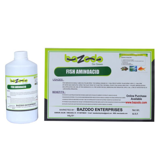 Fish Amino Acid - 50 litre (5 Litre Can) Fish Emulsion or Fish Fertilizer