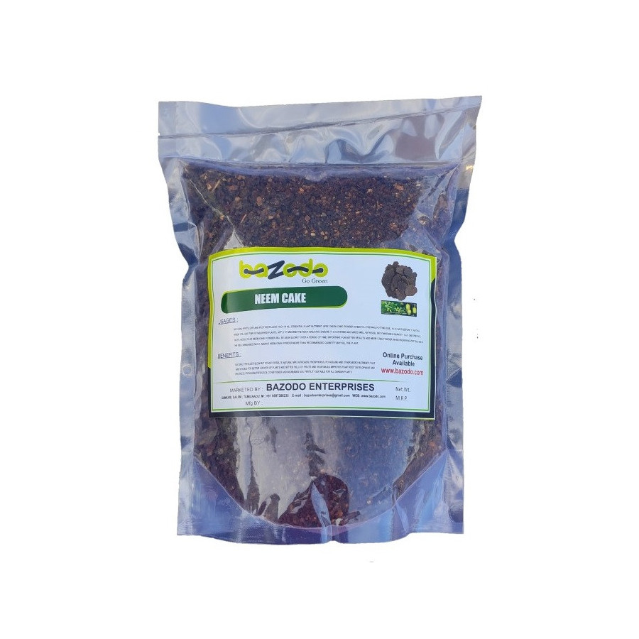 Neem Cake Powder - 1Kg - Organic Fertilizer and Pest Repellent for Plants