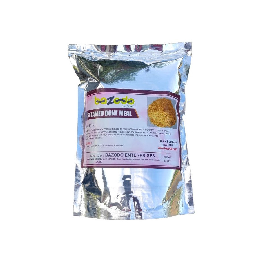 BONE MEAL - (1Kg & 5 Kg) Steamed Powder- Organic Natural NPK - Bazodo
