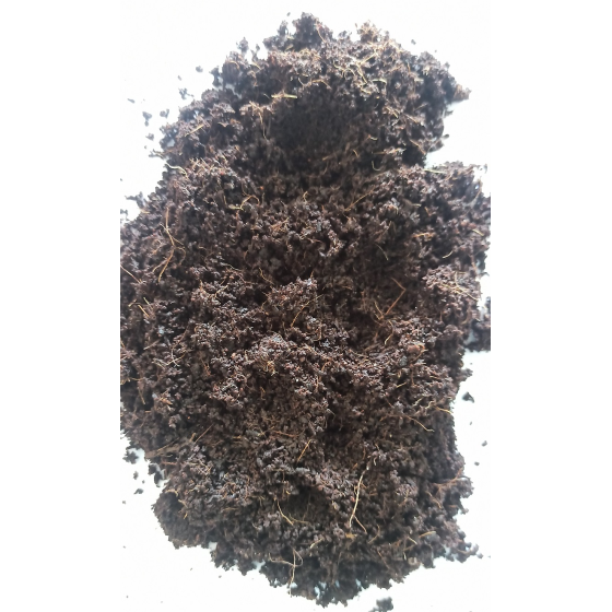 Decomposed Coir Pith Powder(Washed and Treated with Bio Fungicides) - Wet Form - Hydroponics Soilless Medium-2kg Pack