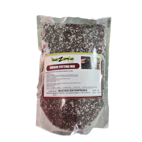 Premium Indoor Potting Mix For Cactus & Succulents and Adenium- All Types Of Indoor Plants (Well Drained) - 1Kg Pack
