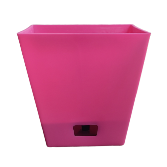 Square Window Flower Pot -Pink Colour