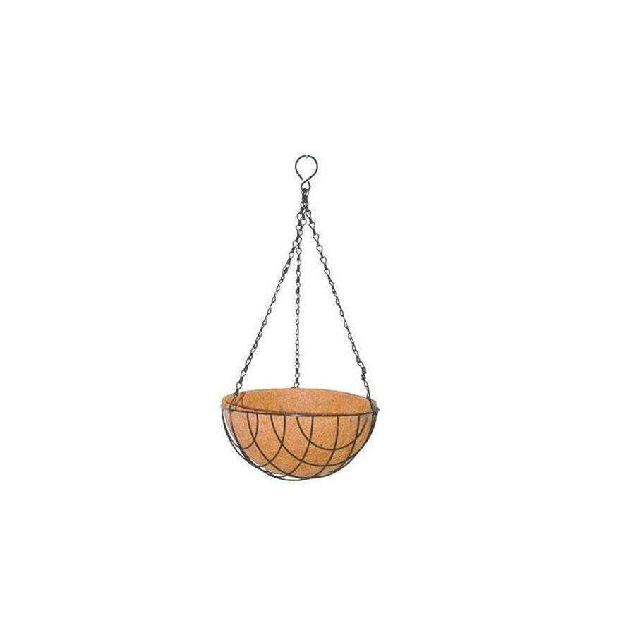 Coir Hanging 12 Inch Pot WIth Liner and Chain full Set