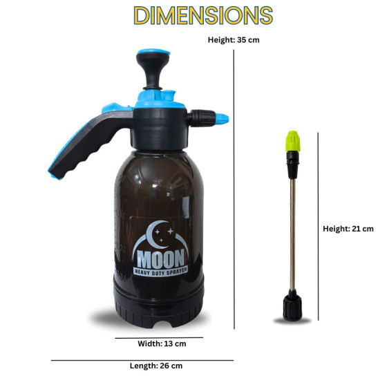 High pressure 2 Litre water pump sprayer with Extensive rod