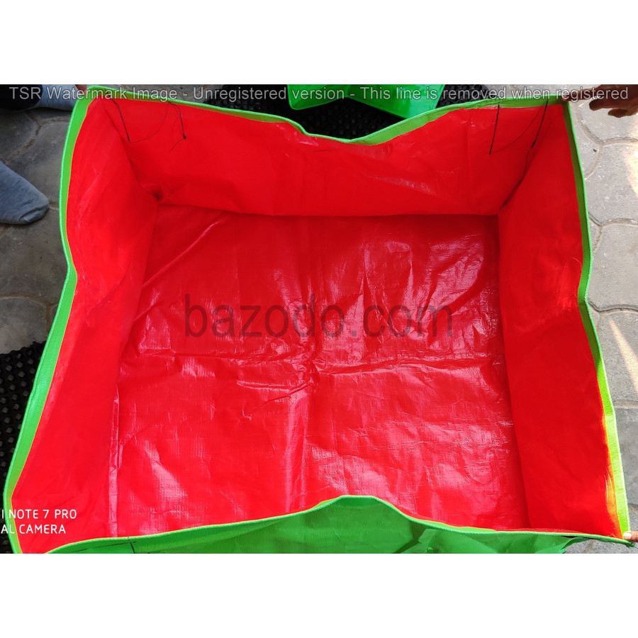 Bazodo - HDPE Grow Bag 24 x 24 x 18 inch ( 2 x 2 x 1.5 feet ) - Rectangular