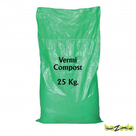 Vermicompost 25kg - High Nutrition for Home Garden Plants - Bazodo