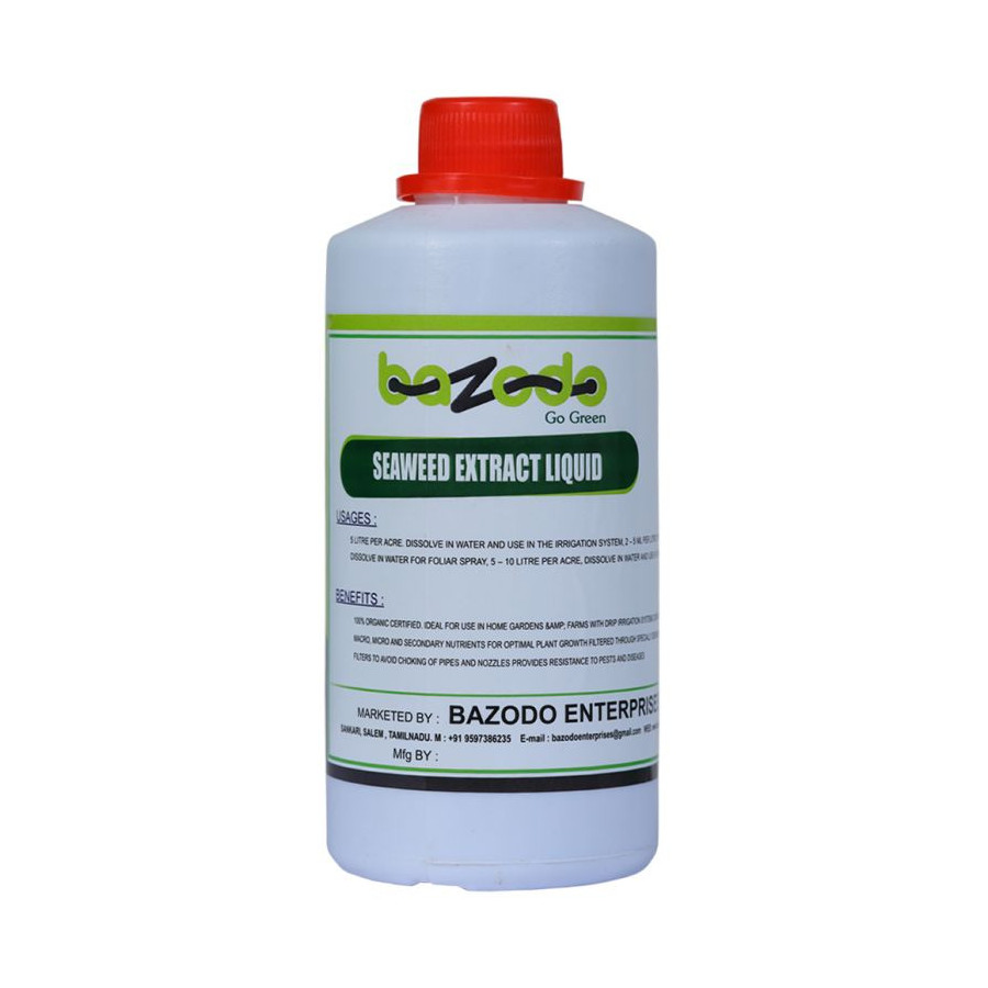 Seaweed Liquid-(500 ml) Foliar Spray for Plant Instant Growth-Bazodo