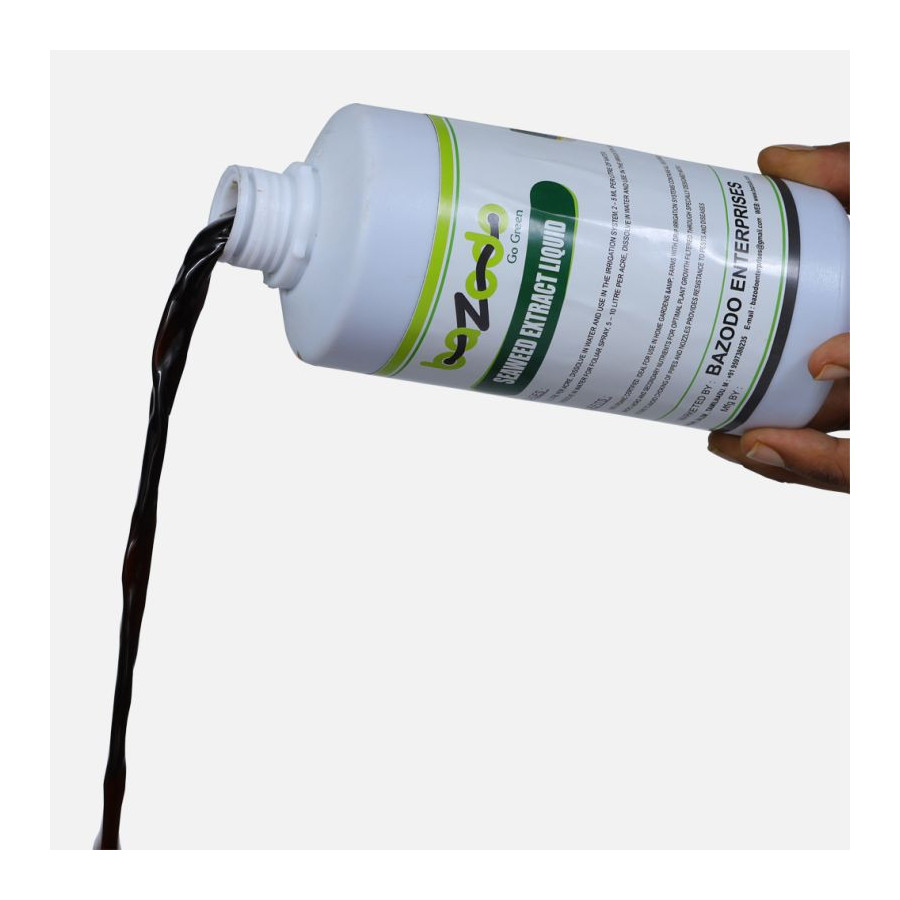 Seaweed Liquid-(500 ml) Foliar Spray for Plant Instant Growth-Bazodo