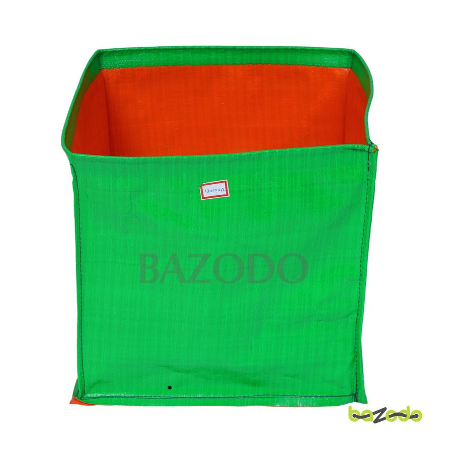Bazodo - HDPE Grow Bag 12 x 12 x 12 inch ( 1 x 1 x 1 feet ) - Rectangular
