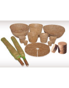 bazodo Coir Pots , coco pots , coir fibre pots , Hanging coir pots, wall hanging coir pots